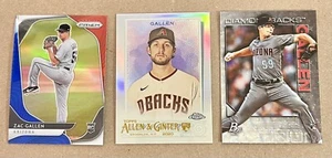 ZAC GALLEN Lot of 3 RCs! Prizm Red, White & Blue Prizm, BP Ice & A&G Refractor! - Picture 1 of 1