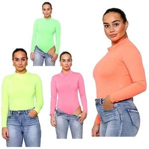 Women's Bodysuits Womens Leotard Round Neck Dance Gymnastics Leotards For Women - Picture 1 of 5