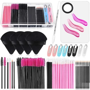 Einweg-Make-Up-Applikatoren-Set Mit Dreieck-Puff-Mischpalette, Künstlerbedarf Ei - Bild 1 von 12
