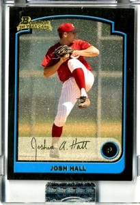2003 Bowman Uncirculated Metallic Gold Reds Baseball Card #228 Josh Hall/230