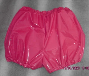 Pantalones cortos lacados bragas de pañales de vinilo bragas de pañales de vinilo - Imagen 1 de 3