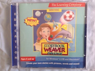 STORYBOOK WEAVER DELUXE - WRITING PC CD-ROM - WINDOWS 95 / 3.1 - VGC - Image 1 of 2
