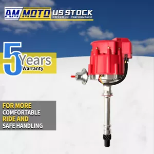 SBC Chevy Performance HEI Distributor Red Cap Super Coil 305 350 400 Small Block - Picture 1 of 9