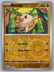 NM Mankey 106/193 Reverse Holo Paldea Evolved Pokemon 2023 - Bild 1 von 2