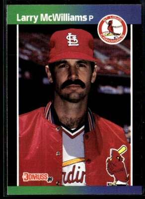 1989 Donruss Larry McWilliams St. Louis Cardinals #516 - Image 1 of 2