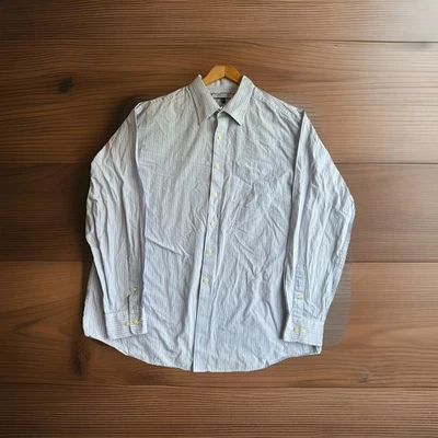 Camisa de vestir Tommy Hilfiger años 80 2 capas de tela para hombre talla 17 1/2 X-grande multicolor Foto 1 de 4