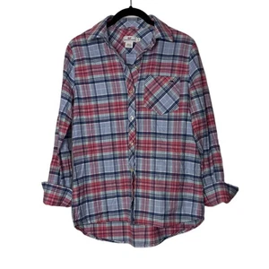 Vineyard Vines Plaid Button-Down Shirt Size 0/XS Pink and Blue RELAXED fit - Picture 1 of 15