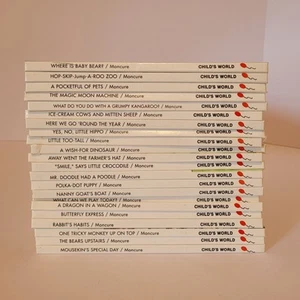 Lot de 22 lecteurs Magic Castle vintage livre Jane Belk Moncure préscolaire couverture rigide - Photo 1/12