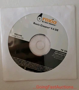 New Roxio Creator 9.0 DE CD / DVD / CDR Burning Recording Software Program Disk - Picture 1 of 1