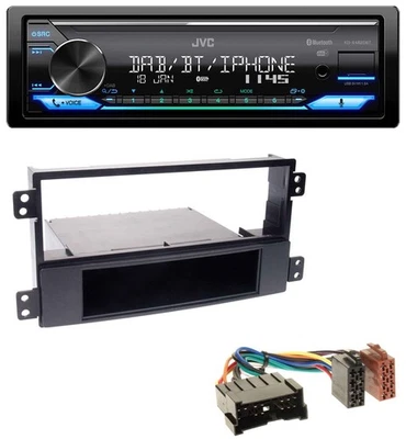 JVC Bluetooth DAB USB MP3 Autoradio für Hyundai Sonata NF 02-05 schwarz - Bild 1 von 4