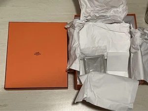 Hermes Birkin 25 Leerkarton orange Größe 32×28×16cm mit Regenschutz gebraucht - Bild 1 von 11