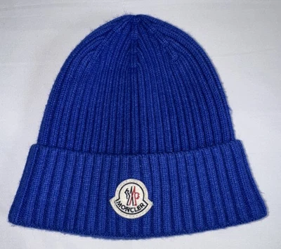 Moncler Gorro de lana azul Foto 1 de 4