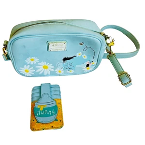 Borsa a tracolla Loungefly Disney Winnie The Pooh Daisy Friends blu - Foto 1 di 11