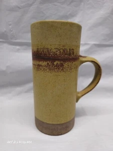 Robin Welch Pottery Annapolis 1649 Mug Stoneware Made In England Tall 7.25 Inch - Picture 1 of 23