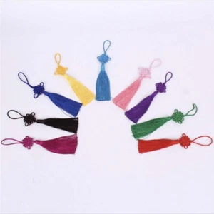 Nappe Grandi Nodo Cinese x 2 6" 15cm Goccia **9 COLORI DIVERSI** - Foto 1 di 15