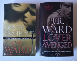J.R. Ward Book Lot (2) Lover Enshrined / Lover Avenged Paperback Good condition - Imagen 1 de 1
