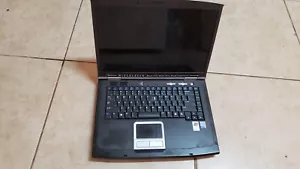 BROKEN Gateway M520 15.4" Intel Core 4 2.80GHZ 80GB HDD Windows XP RETRO Laptop - Picture 1 of 13
