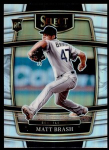 2022 PANINI SELECT MATT BRASH RC SEATTLE MARINERS #1
