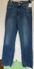JOE'S JEANS HIGH RISE LARGE JAMBE BLUE JEANS FEMME TAILLE 28 X 34 NEUF