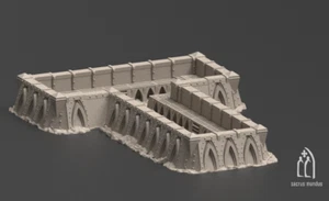 Trenchs - War Zone, Theodorian, (28mm Scale) 3d printed Tabletop Terrain. - Picture 1 of 2
