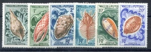 Wallis und Futuna 1962-63 Marine Fauna POSTAGE set of six fine mint stamps - Bild 1 von 1