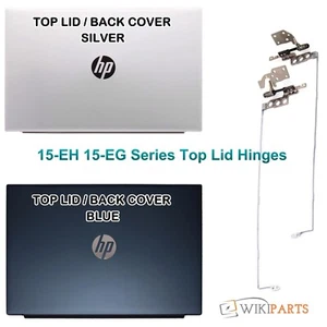 Für HP Pavilion 15-EG 15-EH Rückseite Back LCD Top Deckel Cover Case Scharniere Blau Silber - Bild 1 von 10
