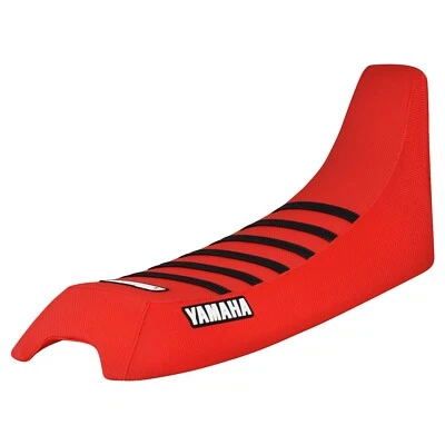 Cubierta de asiento con pinza Yamaha Big Wheel 200 1985-1988 TODO ROJO/NEGRO COSTILLA #397 LOGOTIPO Foto 1 de 4