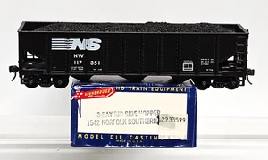 HO Roundhouse 1542 Norfolk Southern 3-Bay Rib Side Coal Hopper Car w/Load 117351 - Bild 1 von 3