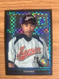 2009 Bowman Draft World Baseball Classic Chrome X-Fractor Ichiro Suzuki 196/199 - Picture 1 of 2