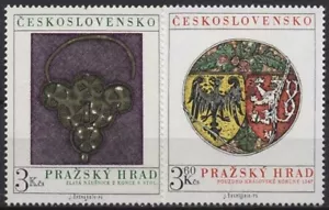 Checoslovaquia 1975 Castillo de Praga joyas 2291/92 nuevo - Imagen 1 de 1