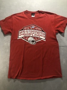 OHIO STATE BUCKEYES 2014 BIG TEN FOOTBALL CHAMPIONS T-SHIRT - SIZE M Medium - Picture 1 of 5