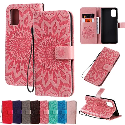 For Samsung Galaxy S24 Ultra S23+ S22 S21 FE Magnetic Leather Wallet Flip Case - Image 1 of 4