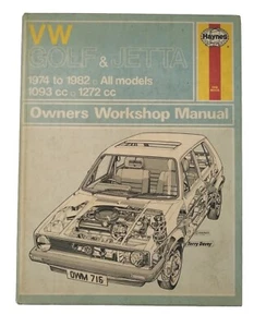 VW Golf & Jetta Mark 1 1974 to 1982 1093cc 1272cc Petrol Haynes Workshop Manual - Picture 1 of 3