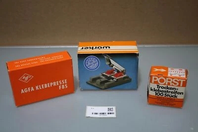 Dry Glue Press and Dry Glue Strips and AGFA F8S Glue Press Bundle  - Image 1 of 4
