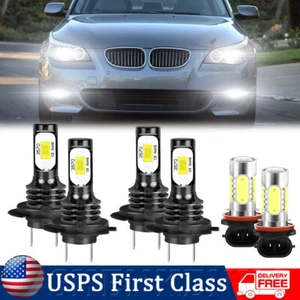 6x Para BMW 528i 535i 550i 2008-2010 faros LED alto y bajo niebla combo - Imagen 1 de 12