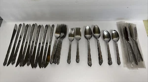 Vintage Set of International Stainless Steel Flatware Taiwan 72 Pieces INS 162 - Picture 1 of 8