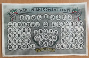 partigiani cln cvl divisione c brigata garibaldi fiamme verdi giustizia libertà - Imagen 1 de 6