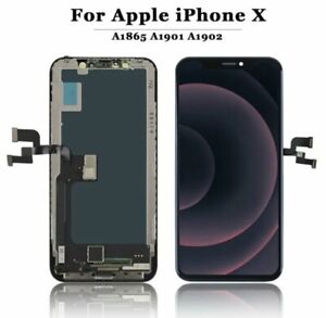 For iPhone X LCD Screen Replacement Touch Retina Display 3D Digitizer Assembly.