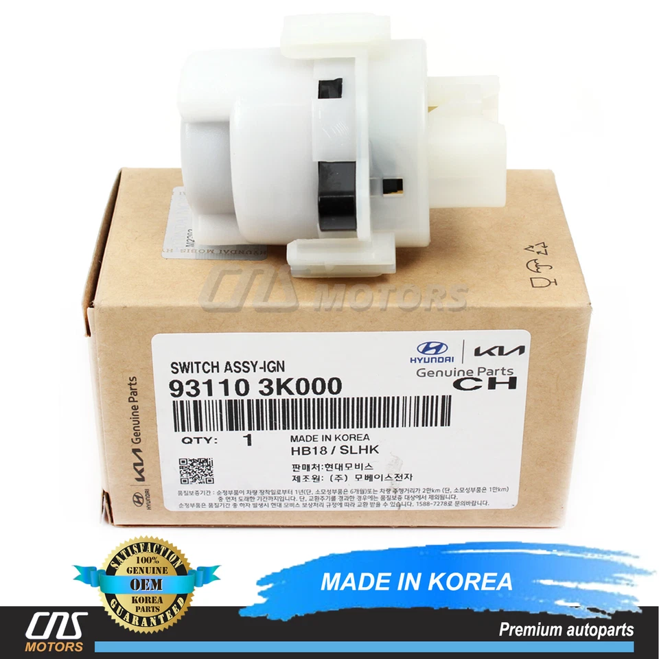 ⭐GENUINE⭐ Ignition Starter Switch for 2006-14 Optima Rio Rio5 Sedona 931103K000 Foto 1 de 4