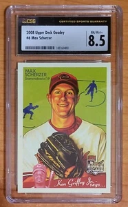 Upper Deck Goudey #6 2008 CSG 8,5 Max Scherzer - Imagen 1 de 2