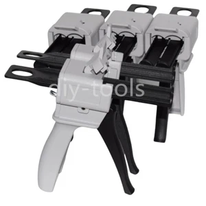 Pistola de pegamento 50 ml 1:1 AB pegamento epoxi adhesivos dispensador dos componentes pistolas de calafateo - Imagen 1 de 4