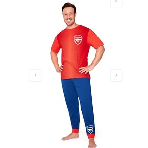Offizieller Arsenal Herren Schlafanzug XL 2XL 3XL UK LAGER - Bild 1 von 7