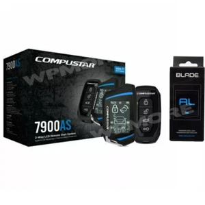 Compustar CS7900-AS 2 vie portata 3000 piedi avviamento remoto sicurezza + bypass BLADE-AL - Foto 1 di 9