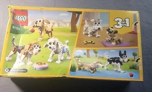 LEGO Creator 31137 Adorable Dogs 475 Piezas Juego de Bloques 3 en 1 Caja Dañada Nuevo en Caja - Imagen 1 de 5