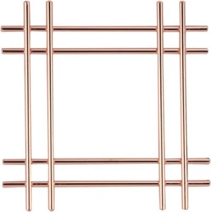 Protector de superficie de remache de cobre cruzado para encimera de cocina soporte para olla caliente - Imagen 1 de 3