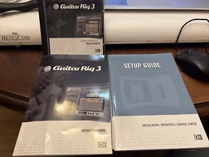 Guitar Rig Operational manual. CD plus Setup Guide ONLY - Picture 1 of 6