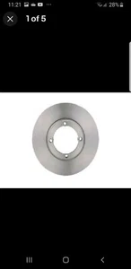 Original BOSCH Brake Disc 0 986 478 712 for Chevrolet Daewoo - Picture 1 of 1