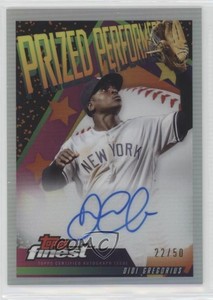 2019 Topps Finest Prized Performers Auto /50 Didi Gregorius #PPADG Auto