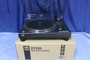 Dual DT250 Belt Drive Turntable 33/45 speeds Auto Stop Magnetic Phono Cartridge - Picture 1 of 5