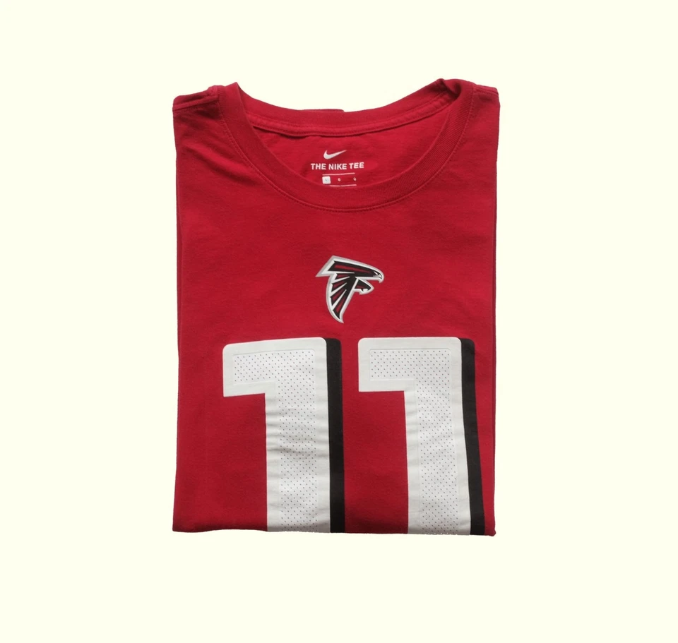 CAMISETA NIKE NFL ATLANTA FALCONS JULIO JONES Y2K DE COLECCIÓN ROJA ENVEJECIDA PARA HOMBRE TALLA L Foto 1 de 4